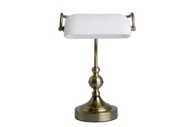 Collection Touch Bankers Lamp - Brass.